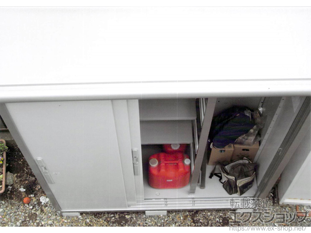 神奈川県藤沢市のの物置・屋外倉庫 エスモ 一般型（ESD-1807AGL-PW ） 施工例