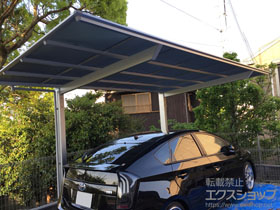 兵庫県神戸市ののカーポート ソリッドポート 積雪〜20cm対応 施工例