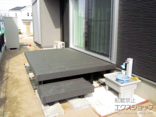 千葉県市原市ののウッドデッキ リウッドデッキ 200 施工例