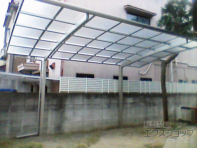 岡山県岡山市ののカーポート レイナポートグラン 積雪〜20cm対応 施工例