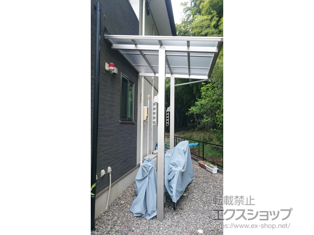 岐阜県各務原市ののテラス屋根 エフルージュグランZERO テラスタイプ 積雪〜20cm対応 施工例