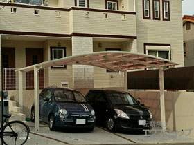 千葉県柏市ののカーポート レイナツインポートグラン　積雪〜20cm対応 施工例