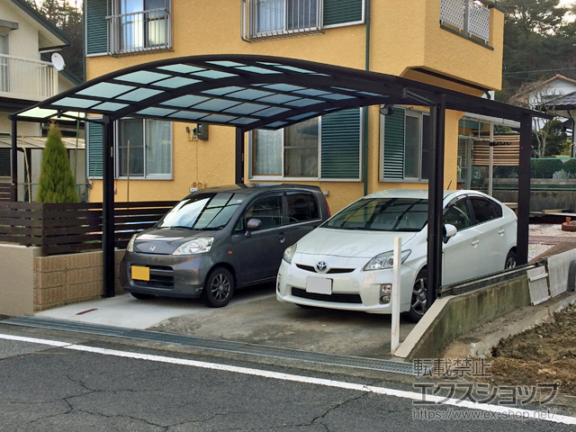 兵庫県神戸市ののカーポート レイナツインポートグラン　積雪〜20cm対応 施工例