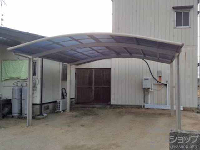 岡山県岡山市ののカーポート レイナツインポートグラン　積雪〜20cm対応 施工例