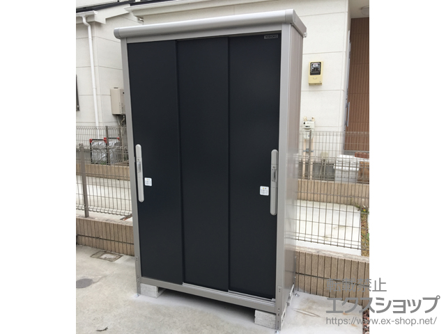 東京都青梅市のの物置・屋外倉庫 エスモ 一般型(ESD-1205AGL-SM) 施工例