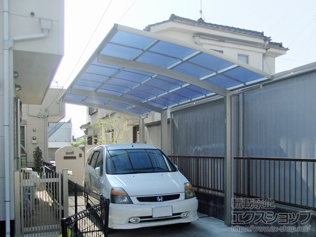 東京都青梅市ののカーポート レイナポートグラン 延長 積雪〜20cm対応 施工例