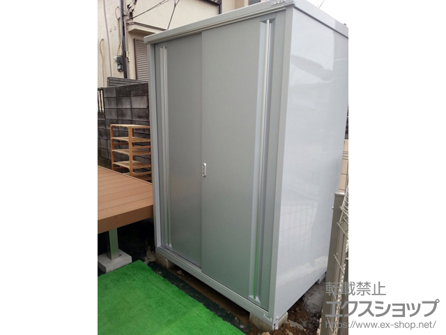 東京都八王子市のの物置・屋外倉庫 シンプリー 一般型（MJX-139EP-FS） 施工例
