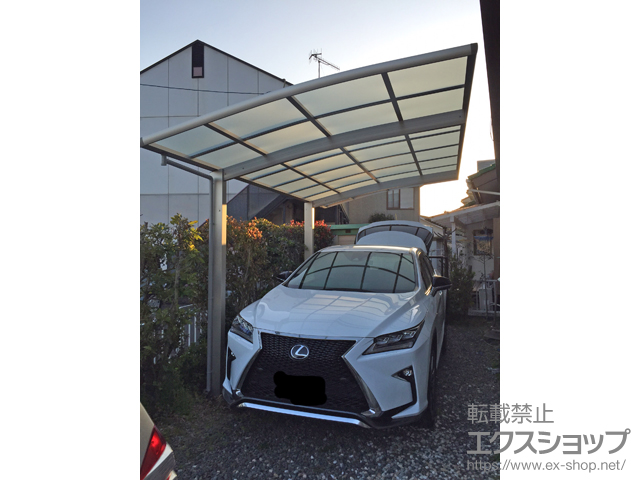 静岡県牧之原市ののカーポート レイナポートグラン 積雪〜20cm対応 施工例