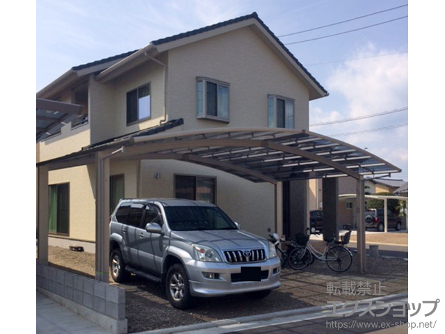 愛媛県西条市ののカーポート レイナトリプルポートグラン 積雪〜20cm対応 施工例