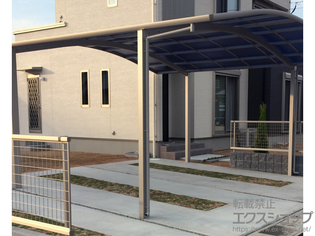 熊本県八代市ののカーポート レイナツインポートグラン 積雪〜20cm対応 施工例