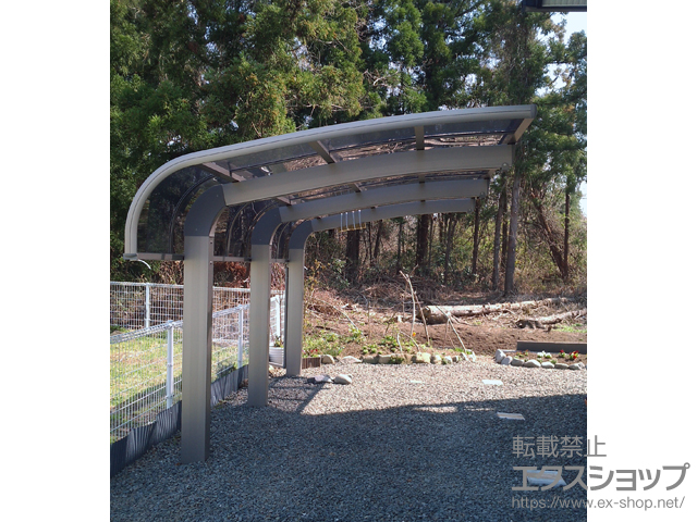 岩手県奥州市のLIXIL リクシル（トステム）のカーポート テールポートシグマIII 1500 積雪〜50cm対応 施工例