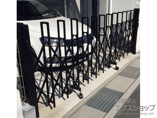 埼玉県越谷市ののカーゲート トリップゲート RB型 ノンレール 片開き 38S 施工例