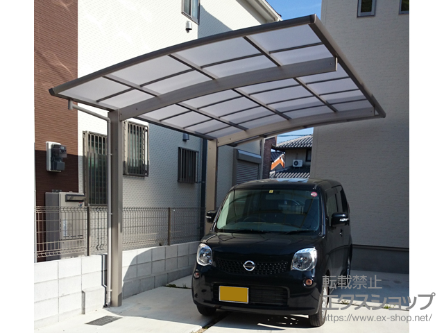 滋賀県大津市ののカーポート プレシオスポート 積雪〜20cm対応 施工例