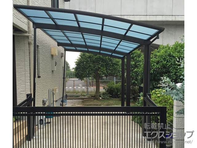 東京都国立市ののカーポート レイナポートグラン 延長　積雪〜20cm対応 施工例