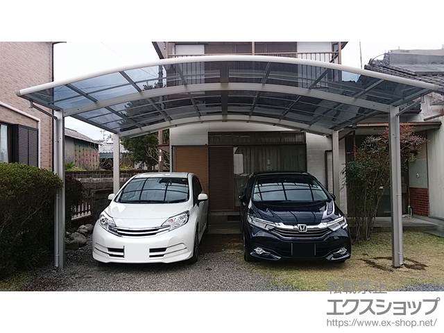 宮崎県都城市ののカーポート レイナツインポートグラン　積雪〜20cm対応 施工例