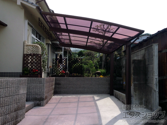 大阪府南河内郡太子町ののカーポート レイナポートグラン 積雪〜20cm対応 施工例