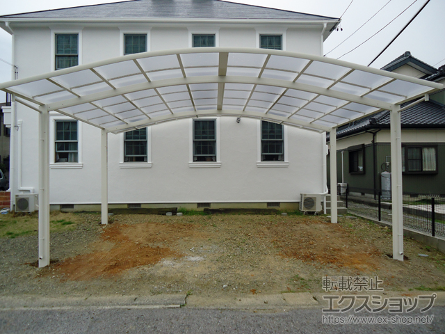 愛知県額田郡幸田町ののカーポート レイナツインポートグラン 積雪〜20cm対応 施工例