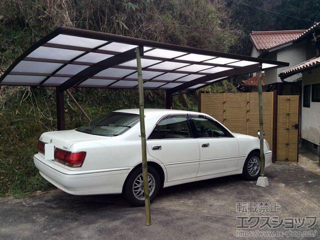 島根県大田市ののカーポート プレシオスポート 積雪〜20cm対応 施工例