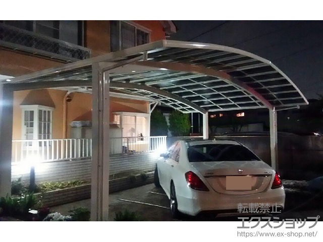 東京都調布市ののカーポート レイナトリプルポートグラン 積雪〜20cm対応 施工例