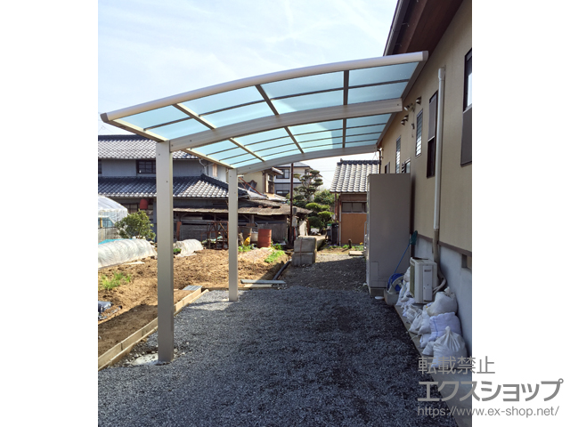 長崎県諫早市ののカーポート レイナポートグラン 積雪〜20cm対応 施工例