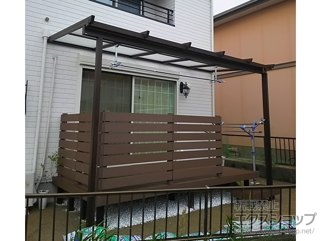 福岡県福岡市ののウッドデッキ マージウッドデッキ 施工例