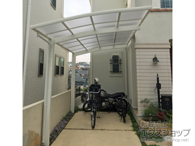 大阪府枚方市ののカーポート レイナポートグラン　積雪〜20cm対応 施工例