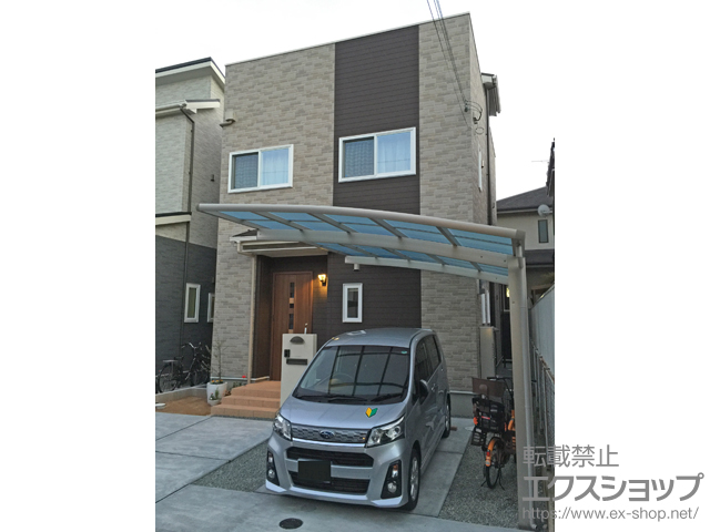 兵庫県神戸市ののカーポート レイナポートグラン　積雪〜20cm対応 施工例