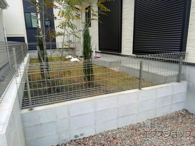 愛知県名古屋市ののフェンス・柵 ユメッシュHR型 フリー支柱タイプ 施工例