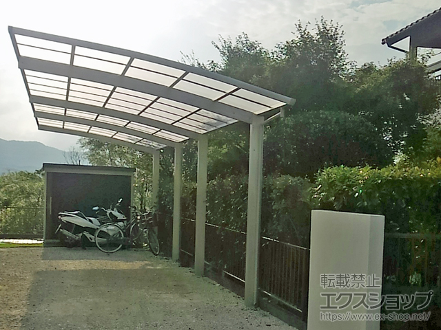 福岡県福岡市ののカーポート レイナポートグラン 縦連棟　積雪〜20cm対応 施工例