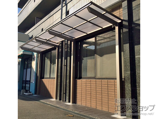 福岡県福岡市ののサイクルポート・駐輪場 ネスカFミニ (フラットスタイル) 積雪〜20cm対応 施工例