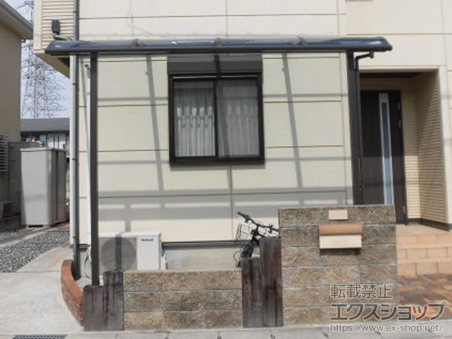 兵庫県姫路市ののテラス屋根 スピーネ R型 テラスタイプ 単体 積雪〜20cm対応 施工例