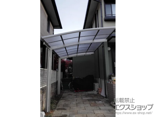 大阪府阪南市のYKKAPのカーポート レイナポートグラン 積雪～20cm対応 施工例