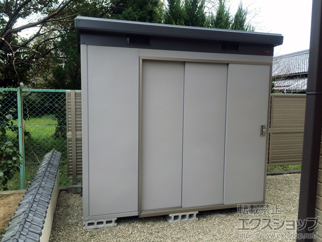 三重県鈴鹿市のの物置・屋外倉庫 ナイソー 一般型（SMK-32S） 施工例
