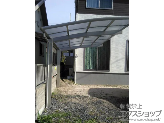 岡山県玉野市のYKKAPのカーポート レイナポートグラン　積雪～20cm対応 施工例