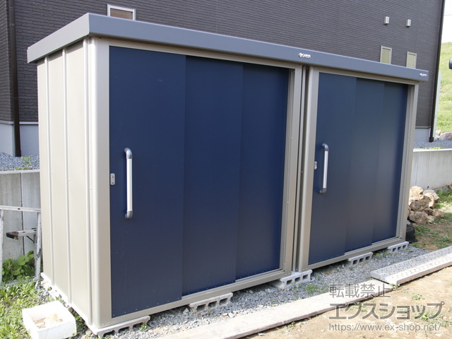 山形県山形市のの物置・屋外倉庫 エスケーエイト多雪型 (SK8S-70) 施工例