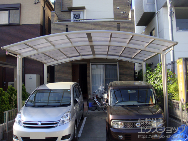 愛知県名古屋市ののカーポート レイナツインポートグラン 積雪〜20cm対応 施工例