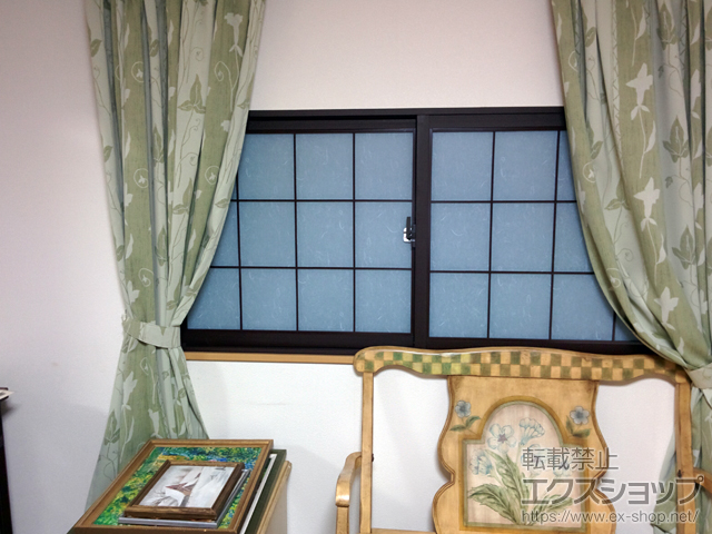 東京都台東区のの二重窓（内窓） インプラスウッド ダストバリア仕様 引違い窓 2枚建 施工例