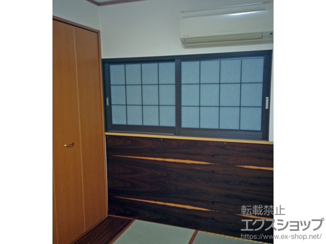 東京都台東区のの二重窓（内窓） インプラスウッド ダストバリア仕様 引違い窓 2枚建 施工例