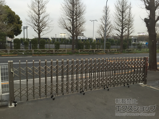 東京都調布市ののカーゲート アルシャインII MW型 Aタイプ ノンレール 片開き 580S 施工例