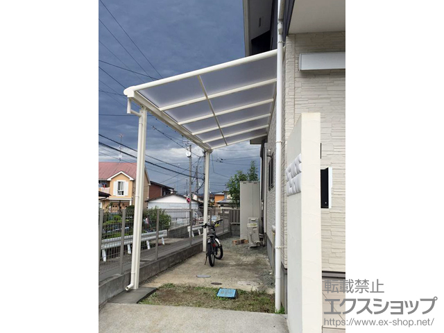 神奈川県南足柄市ののテラス屋根 ヴェクターテラス F型 テラスタイプ 単体 積雪〜20cm対応 施工例