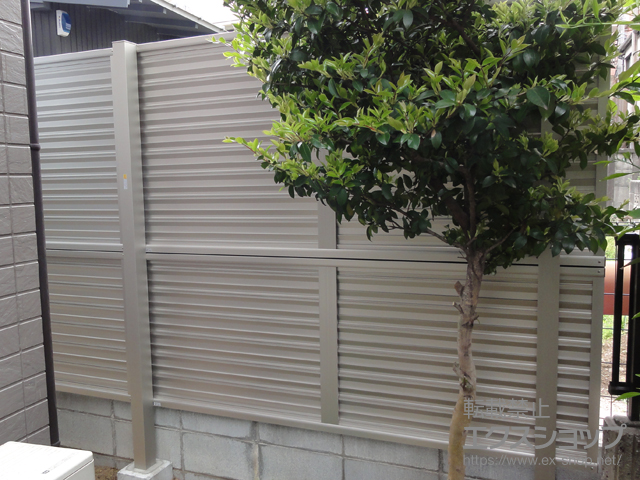 東京都大田区ののフェンス・柵 ミエーネフェンス 2段支柱施工 施工例