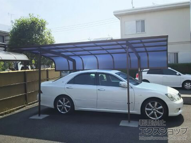 静岡県裾野市ののカーポート プレシオスポート アルファ 積雪〜20cm対応 施工例