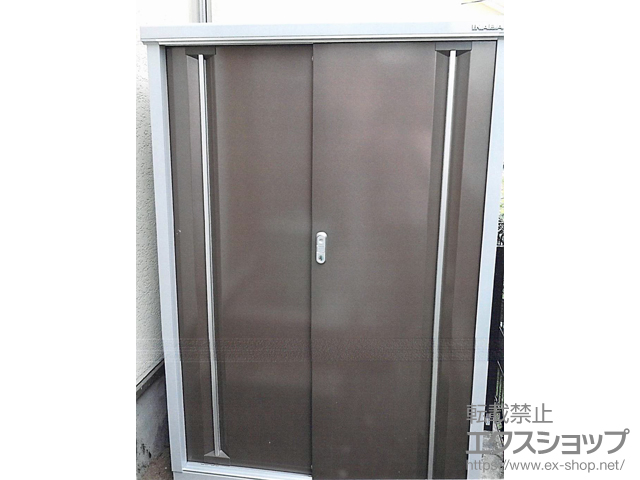 奈良県橿原市のの物置・屋外倉庫 シンプリー 一般型(MJX-119D-TB) 施工例