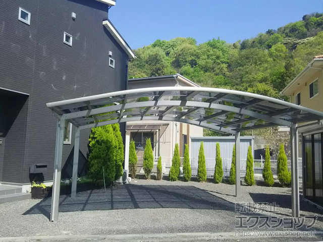 愛媛県四国中央市ののカーポート レイナツインポートグラン 積雪〜20cm対応 施工例