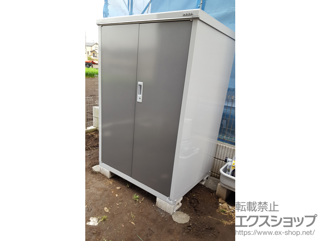 埼玉県所沢市のの物置・屋外倉庫 アイビーストッカー（BJX-119D-PG） 施工例