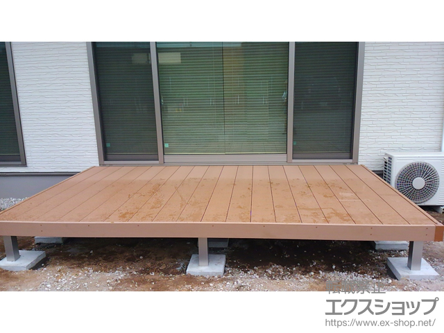 千葉県千葉市ののウッドデッキ マージウッドデッキ 施工例