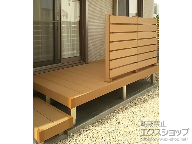 千葉県市原市ののウッドデッキ マージウッドデッキ 施工例