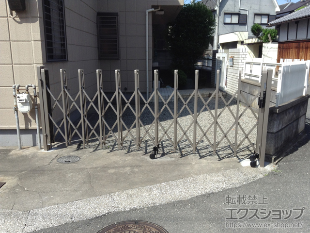 大阪府八尾市ののカーゲート トリップゲート RB型 ノンレール 片開き 32S 施工例