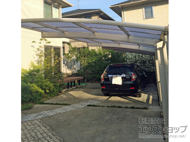 熊本県熊本市ののカーポート プレシオスポート 積雪〜20cm対応 施工例
