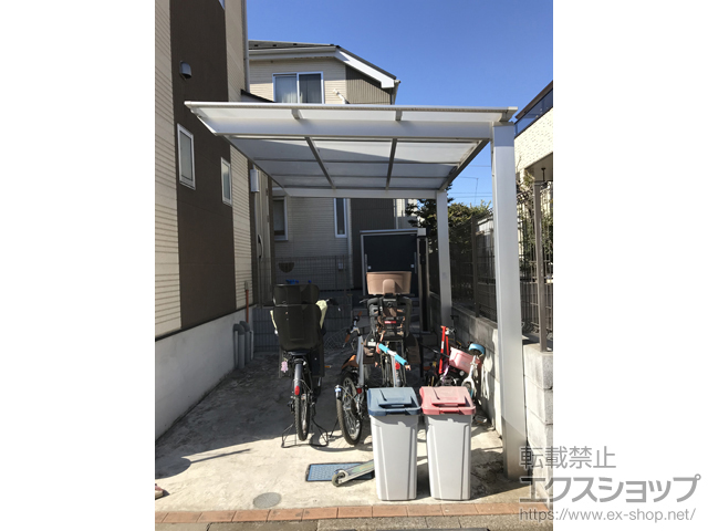 東京都三鷹市のの物置・屋外倉庫 エスモ 一般型 1200×520×1501 ESD-1205EGL-SM 施工例